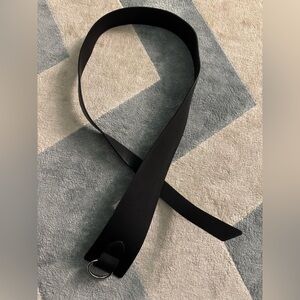 Real Leather Black Belt